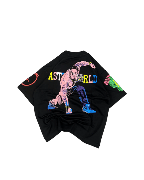 Astroworld Graphic Oversized T-Shirt – Premium Streetwear Back Print Tee - Ghelo.Store