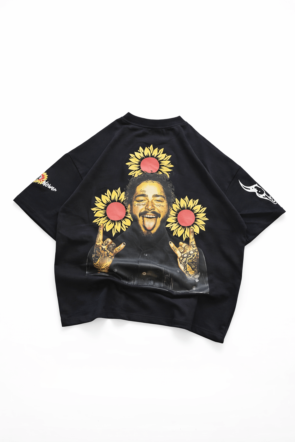 Post Malone – Sunflower Vibes Oversized Streetwear Tee - Ghelo.Store