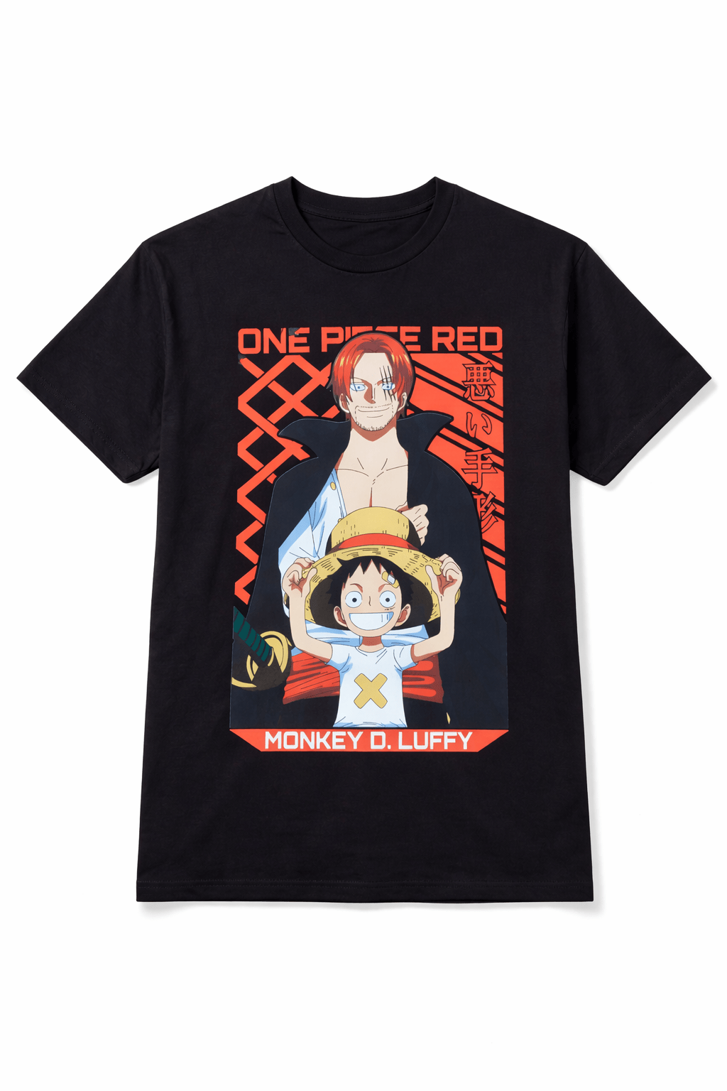 One Piece Anime Graphic T-Shirt for Men | Premium Cotton Black Anime Tee - Ghelo.Store
