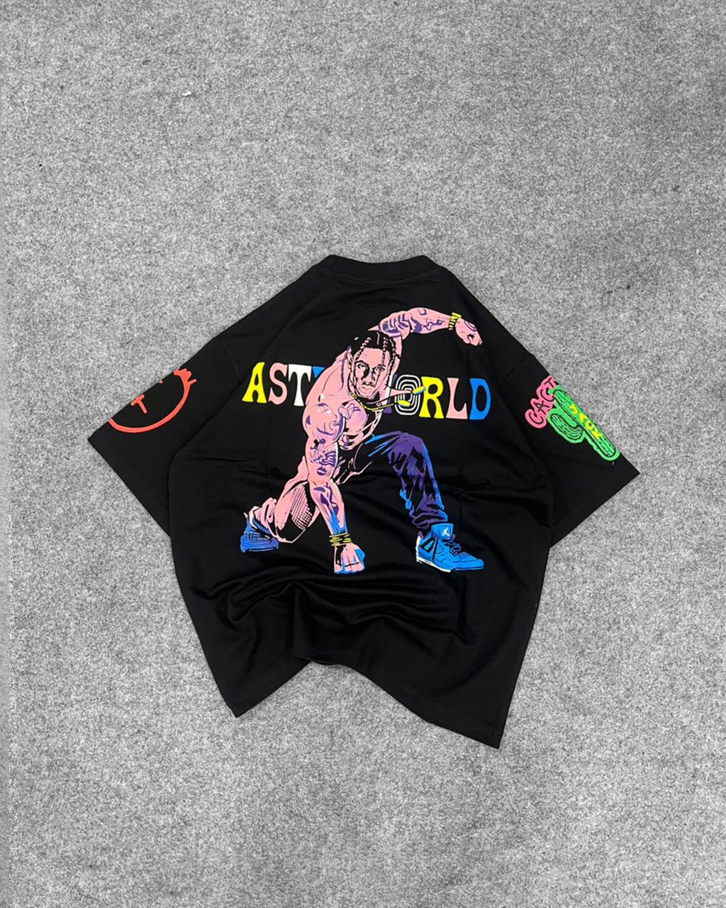 Astroworld Graphic Oversized T-Shirt – Premium Streetwear Back Print Tee - Ghelo.Store