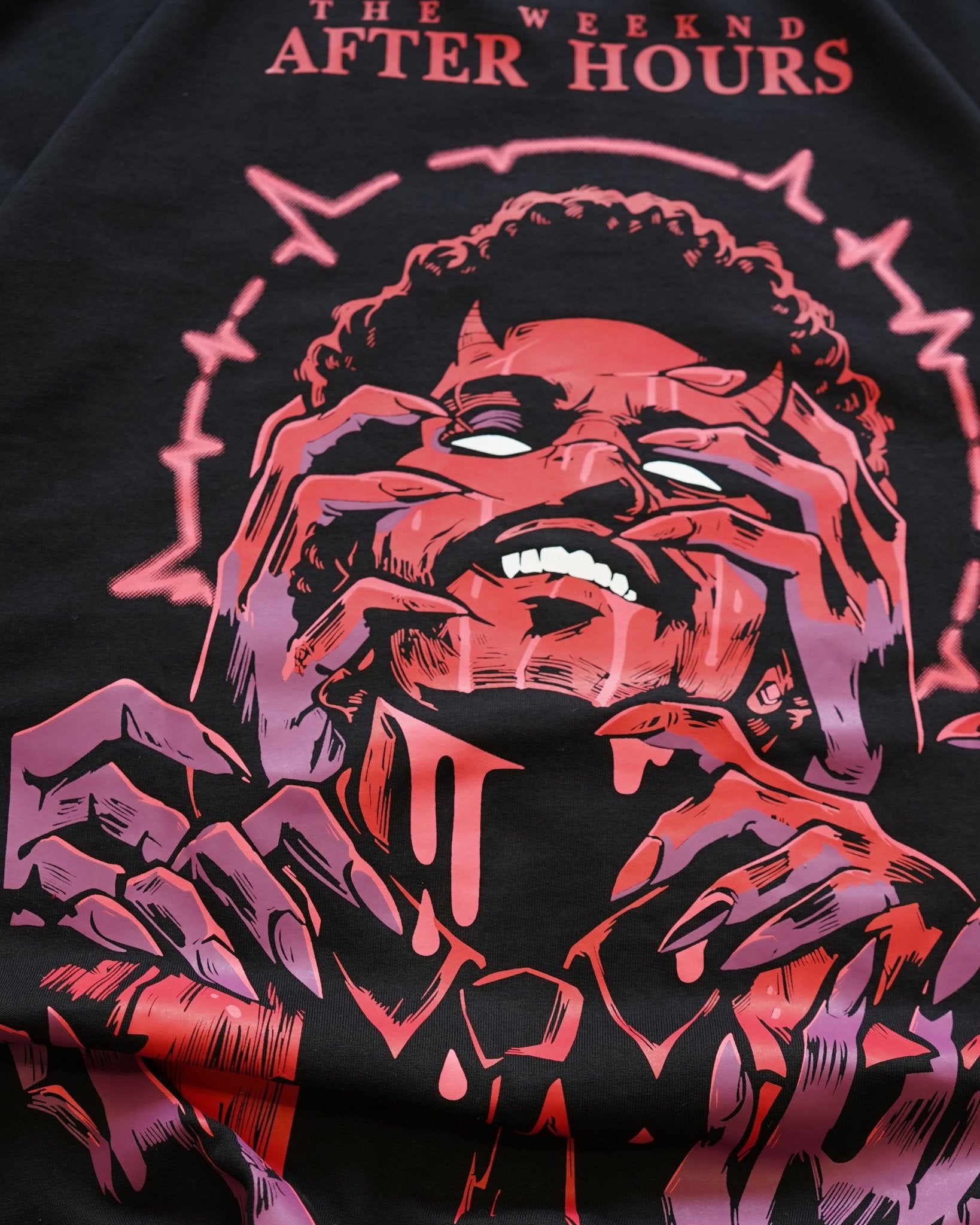 The Weeknd – After Hours Chaos Oversized Streetwear Tee - Ghelo.Store